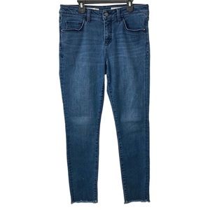 2/$15 Pilcro and The Letterpress Script High Rise Skinny jeans waist 29